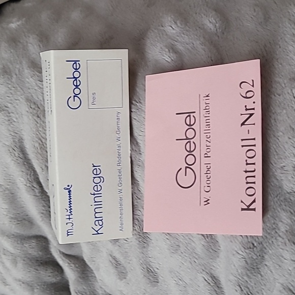 Ich bringe Gluck, kaminfeger chimney sweep vintage goebel Hummel 12 2/0 - Picture 12 of 16